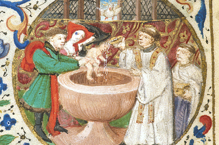 medieval-baptism