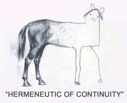HERMENEUTIC OF CONTINUITY HORSE
